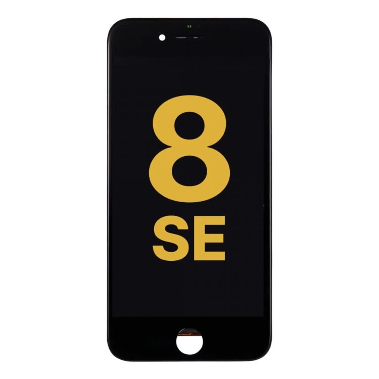 iPhone SE 2 ekran dokunmatik Siyah AUTHENTİC parlaklik 400+ Nit Standart Yan Sanayi