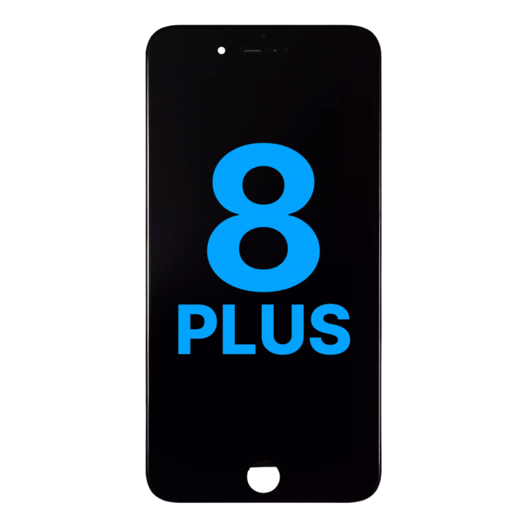iPhone 8 Plus ekran dokunmatik Siyah AUTHENTİC parlaklik 400+ Nit Standart Yan Sanayi