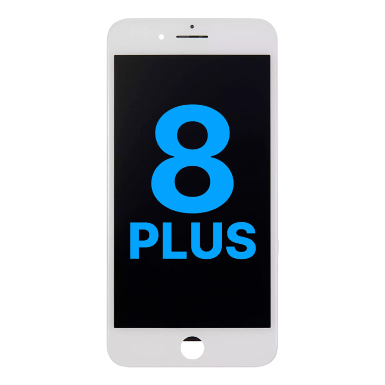 iPhone 8 Plus ekran dokunmatik Beyaz AUTHENTİC parlaklik 400+ Nit Standart Yan Sanayi