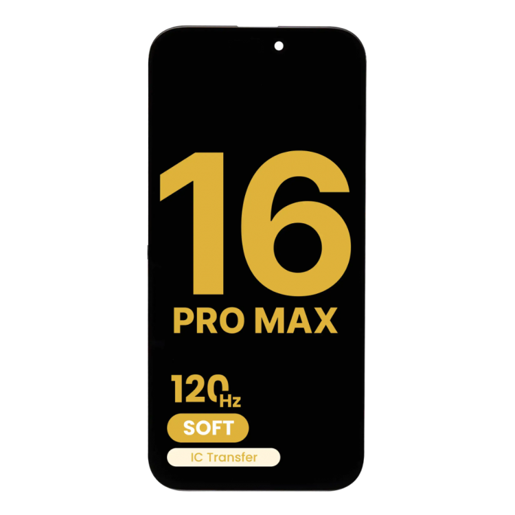 iPhone 16 Pro Max Ekran Dokunmatik DİAGNOS SOFT OLED parlaklik 900+ Nit Premium Kalite