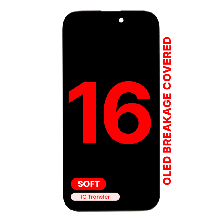 iPhone 16 Ekran Dokunmatik SOFT OLED parlaklik 800+ Nit Premium Kalite