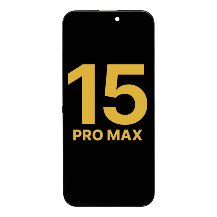 iPhone 15 Pro Max Ekran Dokunmatik HD+ parlaklik 600+ Nit Yuksek Yan Sanayi