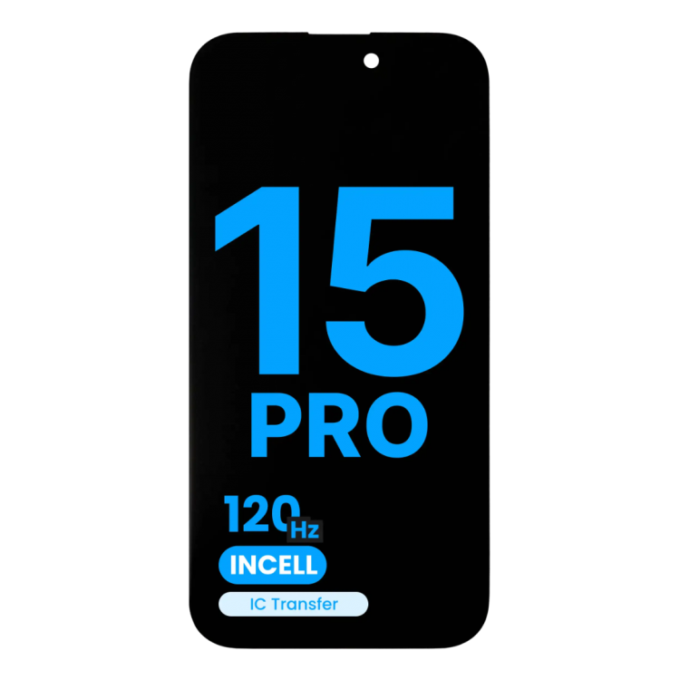 iPhone 15 Pro Ekran Dokunmatik HD+ parlaklik 600+ Nit Yuksek Yan Sanayi