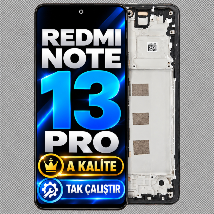 Xiaomi Redmi Note 13 Pro 4G Ekran Dokunmatik Siyah A Kalite Tak Çalıştır