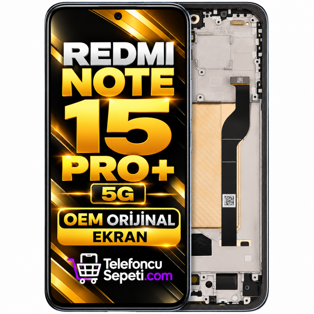Xiaomi Note 15 Pro Plus Çıtalı Servis Ekran Dokunmatik Sorunsuz Tak Çalıştır Xiaomi Note 15 Pro Plus Çıtalı Servis Ekran Dokunmatik Sorunsuz Tak Çalıştır