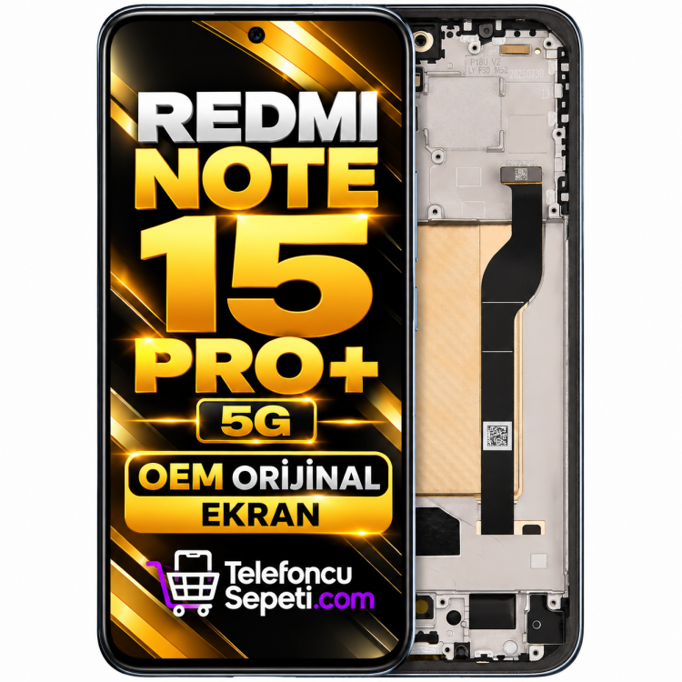 Xiaomi Note 15 Pro Plus Çıtalı Servis Ekran Dokunmatik Sorunsuz Tak Çalıştır