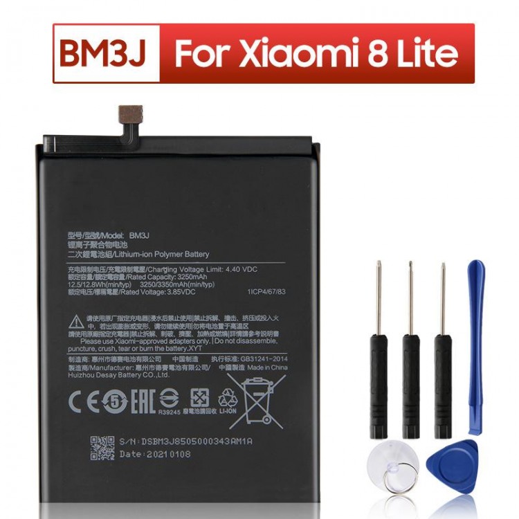 Xiaomi Mİ 8 LİTE Batarya Pil Orjinal Mah Logosuz Ürün BM3K
