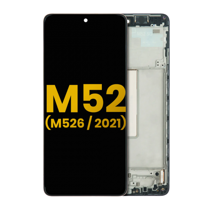 Samsung M52 5G Çıtalı ekran dokunmatik OLED