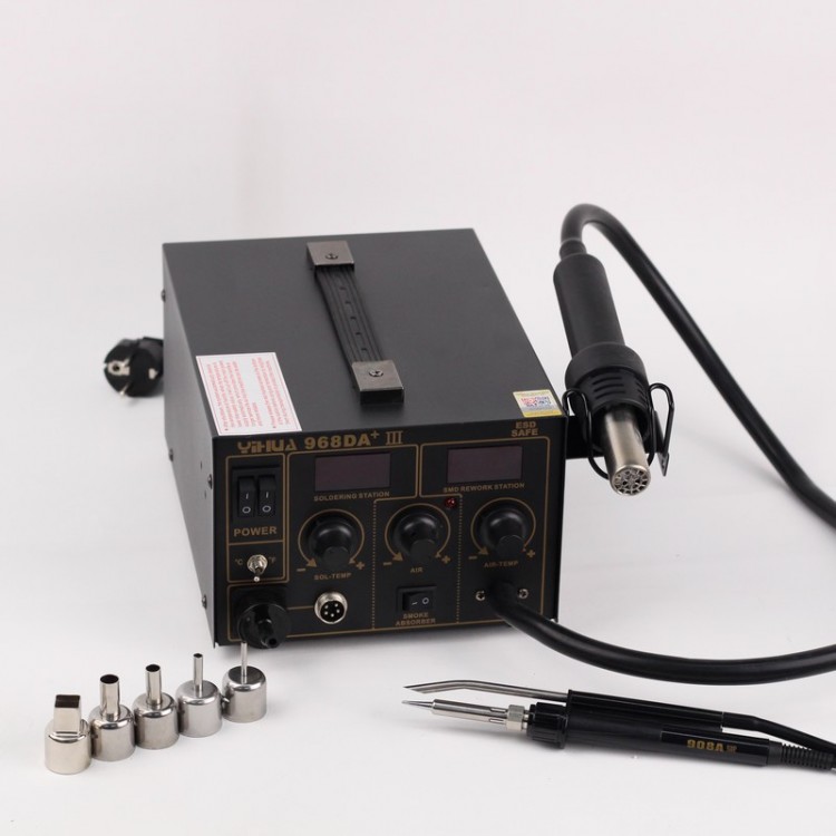 Yihua 968Da+-III Sıcak Hava & Lehim Istasyonu