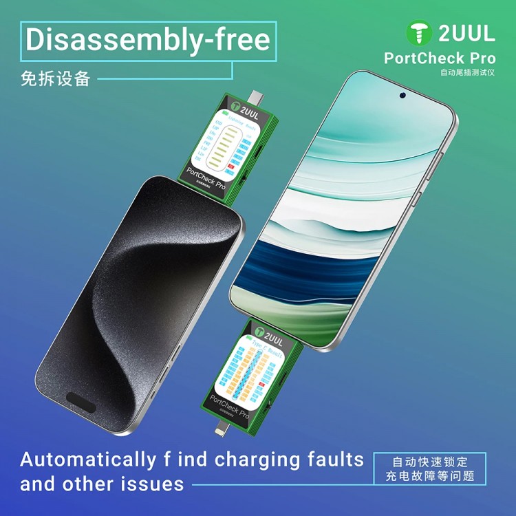 2Uul Pw31 Mini Type-C Lightling Voltaj Ölçücü