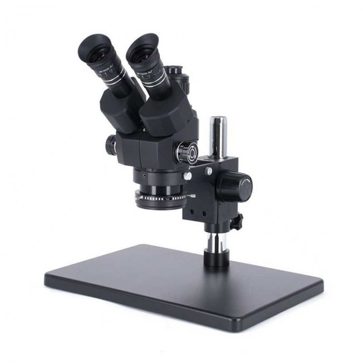 Mikroskop MY-7s Küçük Ped Kamera Yuvalı Siyah Kafa Siyah Ped