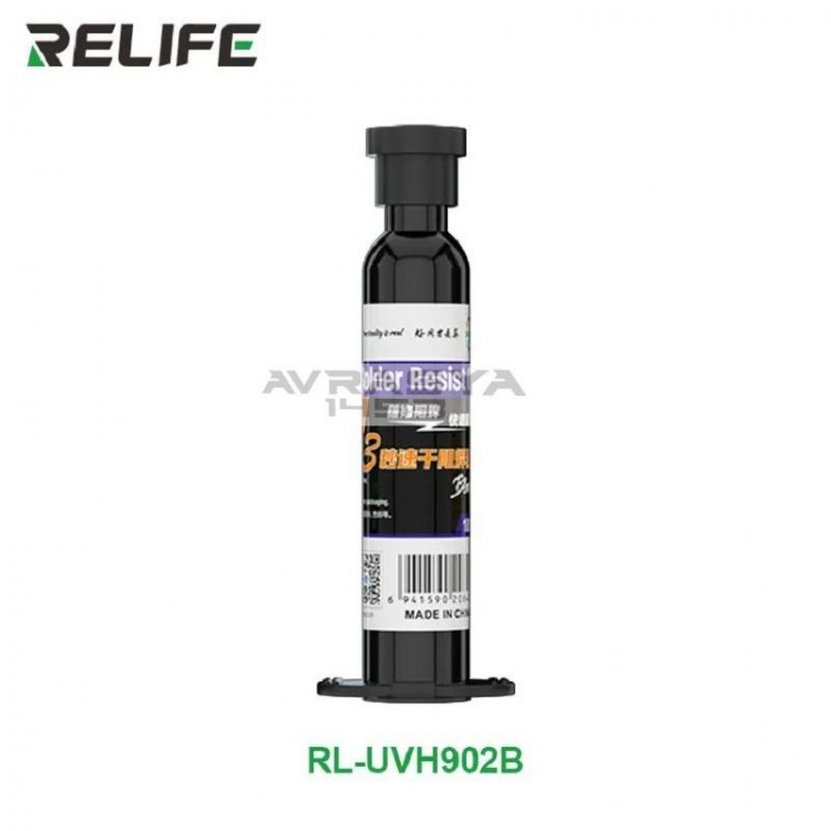 Relife Rl-Uvh902B 3s Hızlı Kuruyan Siyah Uv Flux