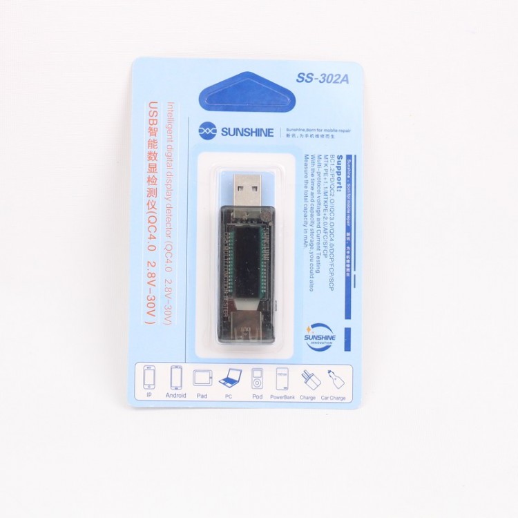 Sunshine Ss-302A Usb Voltaj Ölçücü