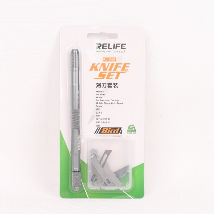 Relife Rl-101B 8 I 1 Arada Neşter Kesme Takımı