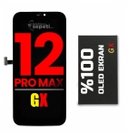 iPhone 12 Pro Max Ekran Dokunmatik Siyah Oled Gx Marka