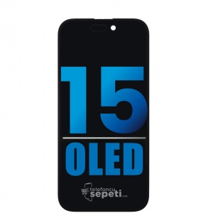 iPhone 15 Ekran Dokunmatik Siyah Oled