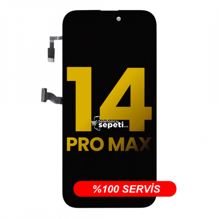 iPhone 14 Pro Max Ekran Dokunmatik Siyah Orjinal Servis