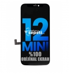 İphone 12 Mini Ekran Dokunmatik Siyah Orjinal Servis