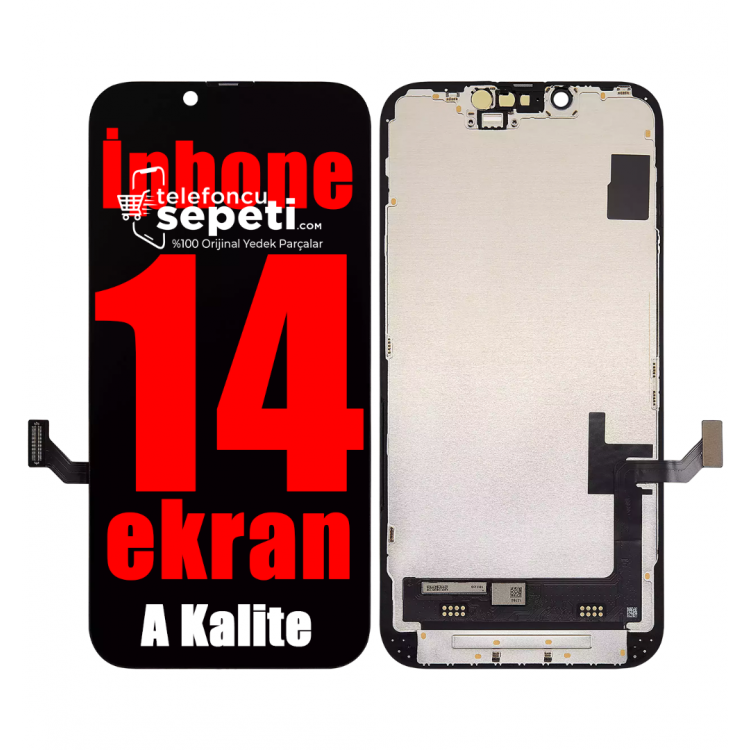 iPhone 14 Ekran Dokunmatik Siyah A Kalite