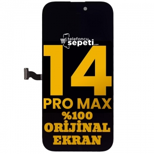 iPhone 14 Pro Max Ekran Dokunmatik Siyah Orjinal Servis