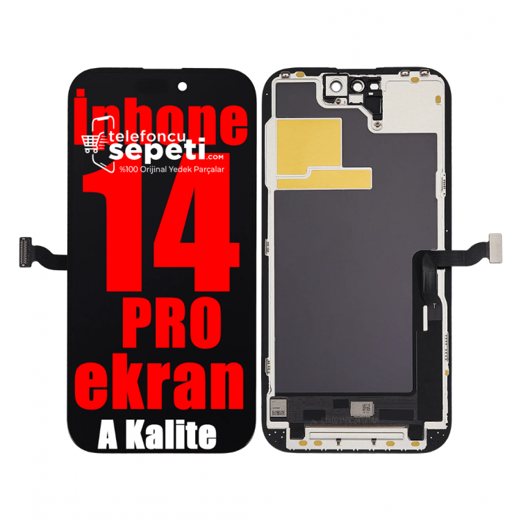 İphone 14 Pro Ekran Dokunmatik Siyah A Kalite