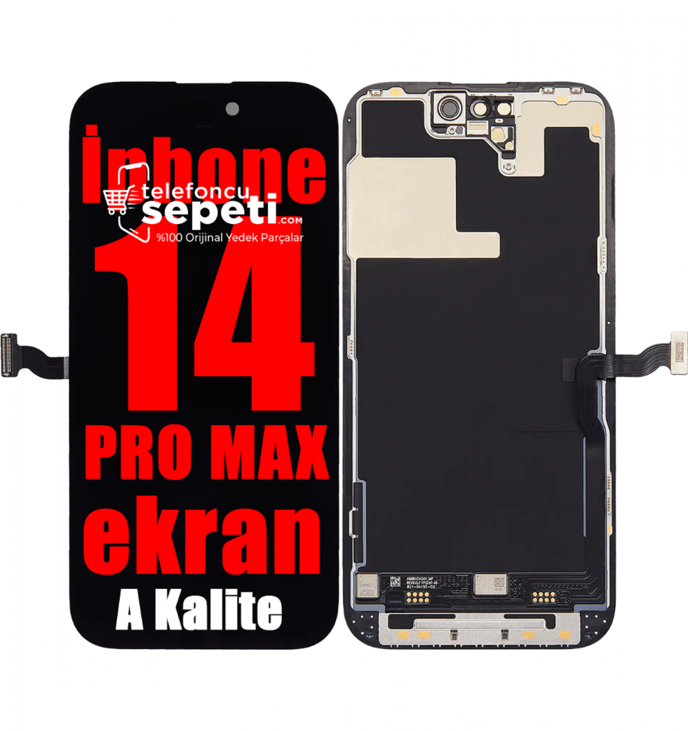 iPhone 14 Pro Max Ekran Dokunmatik Siyah A Kalite Ekran iPhone 14 Pro Max Ekran Dokunmatik Siyah A Kalite Ekran