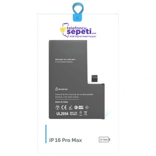 İphone 16 Pro Max Batarya Pil