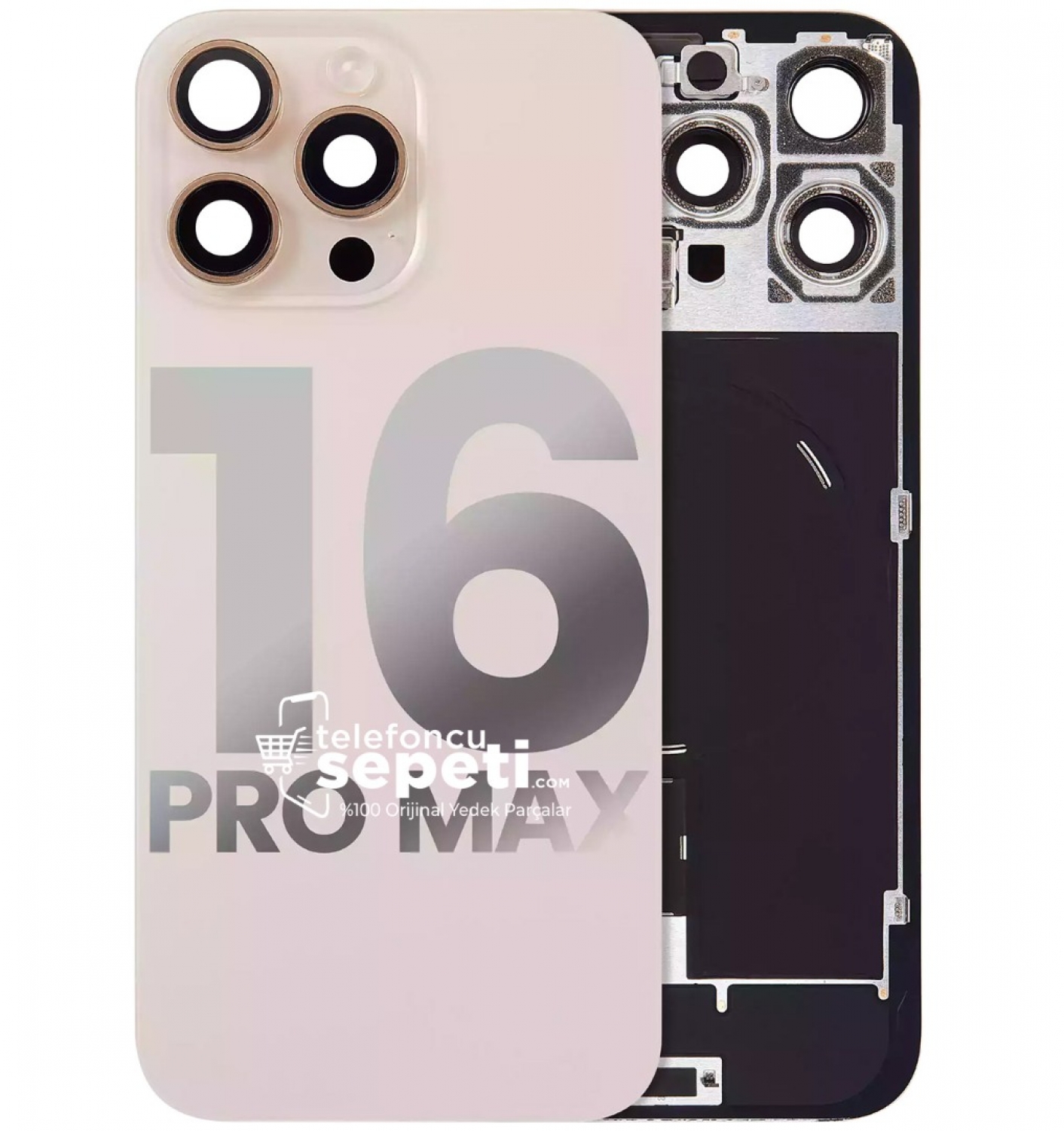 İphone 16 Pro Max Arka Kapak %100 Orijinal İphone 16 Pro Max Arka Kapak %100 Orijinal