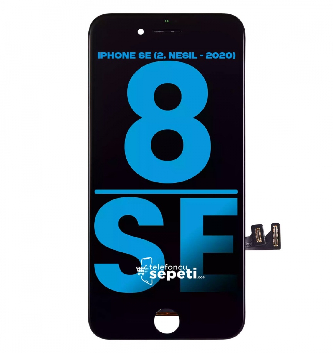 İphone Se 2020 Ekran Dokunmatik Siyah A Plus Kalite