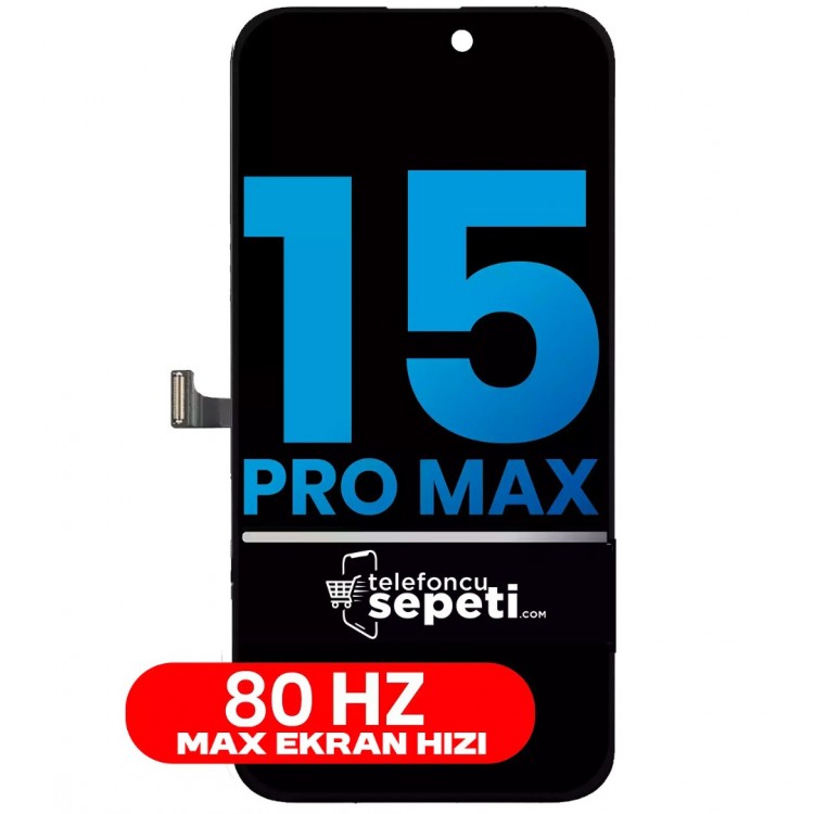 İphone 15 Pro Max Ekran Dokunmatik A Plus Kalite 80hz