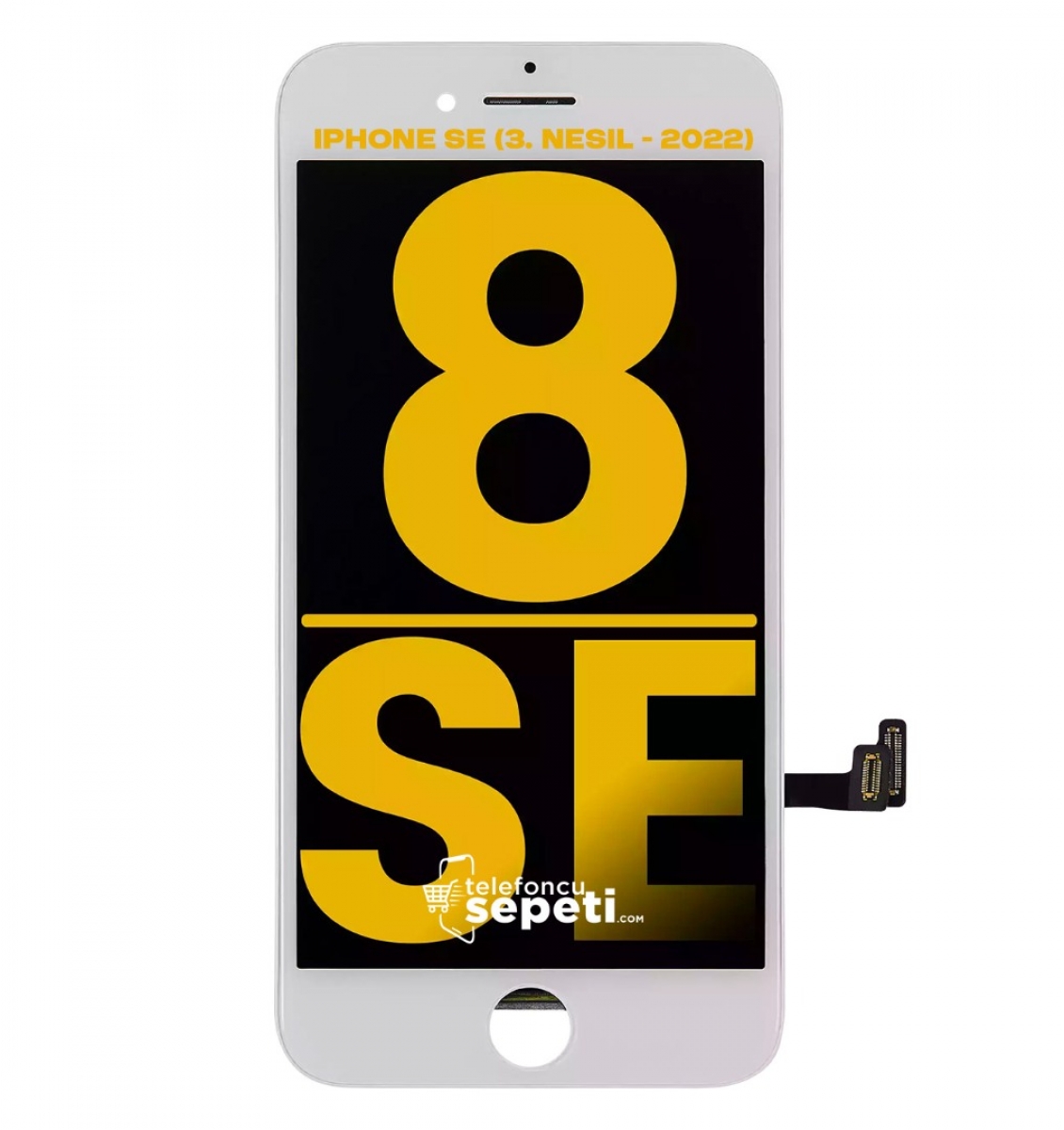 İphone SE 2022 Ekran Dokunmatik Beyaz %100 Orijinal 3. Nesil A2783