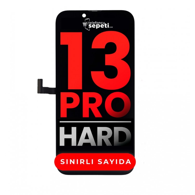 iPhone 13 Pro Ekran Dokunmatik Siyah Oled "Hard"