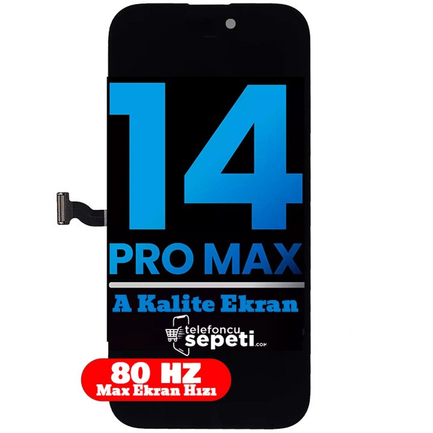 iPhone 14 Pro Max Ekran Dokunmatik Siyah A Plus Ekran iPhone 14 Pro Max Ekran Dokunmatik Siyah A Plus Ekran