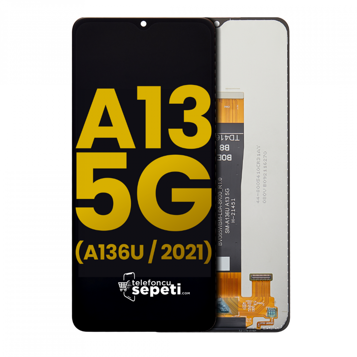 Samsung Galaxy A13 5g A136 Ekran Dokunmatik Siyah Çıtasız %100 Orijinal