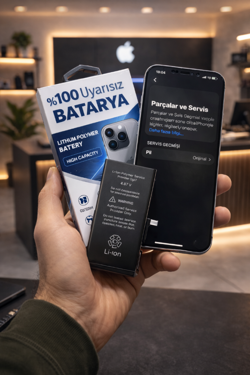 İPhone 13 Pro Batarya Pil Orijinal "Hata Vermez" (Ayarlada Orijinal Yazar)