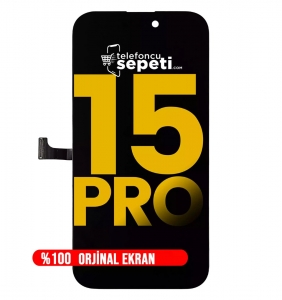 İphone15 Pro Ekran Dokunmatik Siyah %100 Orijinal