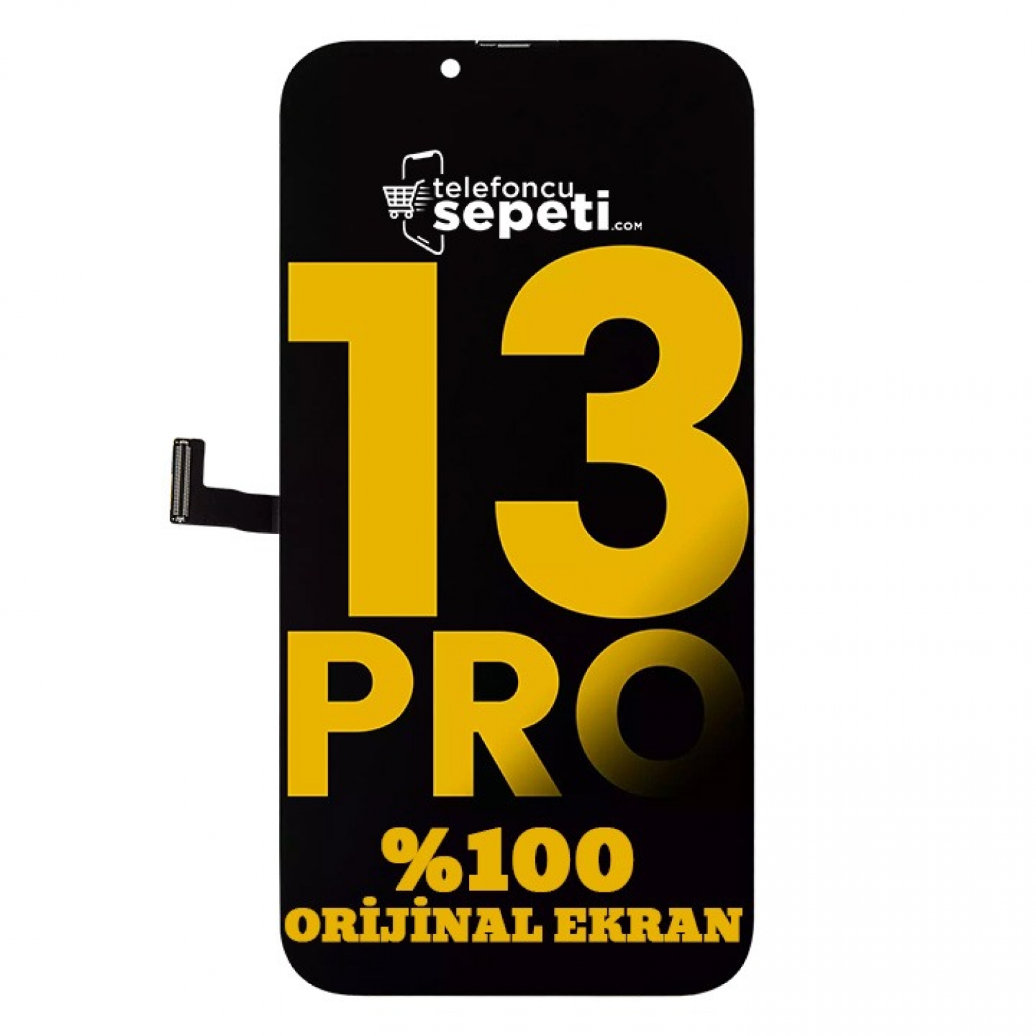 iPhone 13 Pro Ekran Dokunmatik Siyah %100 Orijinal