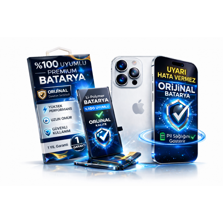İPhone 12 Batarya Pil Orijinal "Hata Vermez" (Ayarlada Orijinal Yazar)