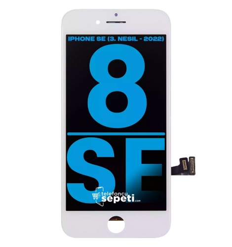 İphone SE 2022 Ekran Dokunmatik Beyaz A Plus Kalite 3. Nesil A2783 