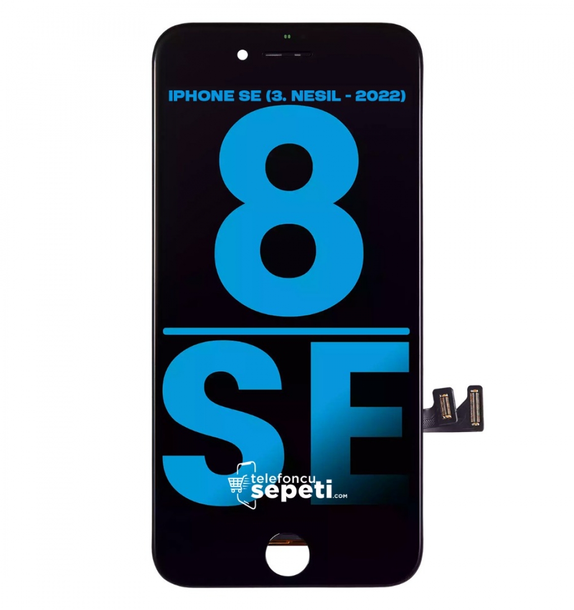 İphone SE 2022 Ekran Dokunmatik Siyah A Plus Kalite 3. Nesil A2783