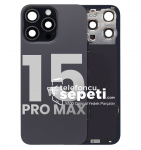 İphone 15 Pro Max Arka Kapak Siyah Titanyum Full Set Kapak İphone 15 Pro Max Arka Kapak Siyah Titanyum Full Set Kapak