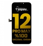 iPhone 12 Pro Max Ekran Dokunmatik Siyah Orjinal Servis