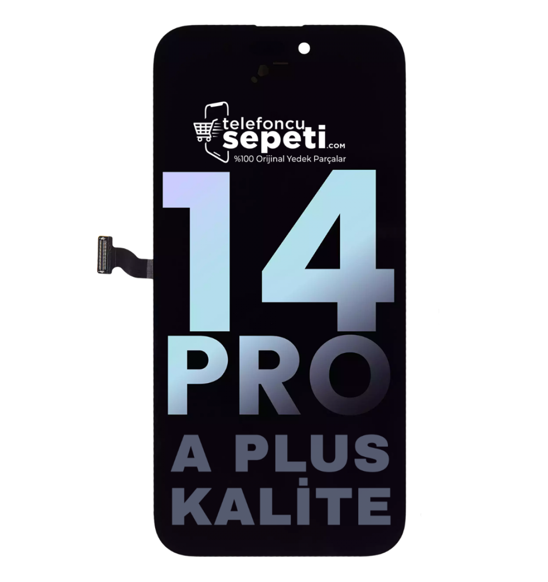 İphone 14 Pro Ekran Dokunmatik Siyah A Plus Kalite