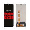 Realme C25s Ekran Dokunmatik Siyah Çıtasız Orijinal