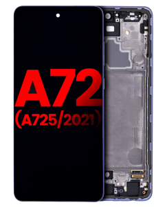 Samsung Galaxy A72 A725 Ekran Dokunmatik Çıtalı Orijinal