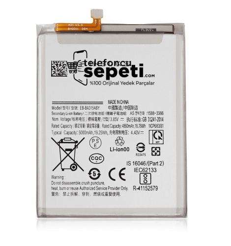 Samsung Galaxy A22 A225 Batarya Pil %100 Orijinal