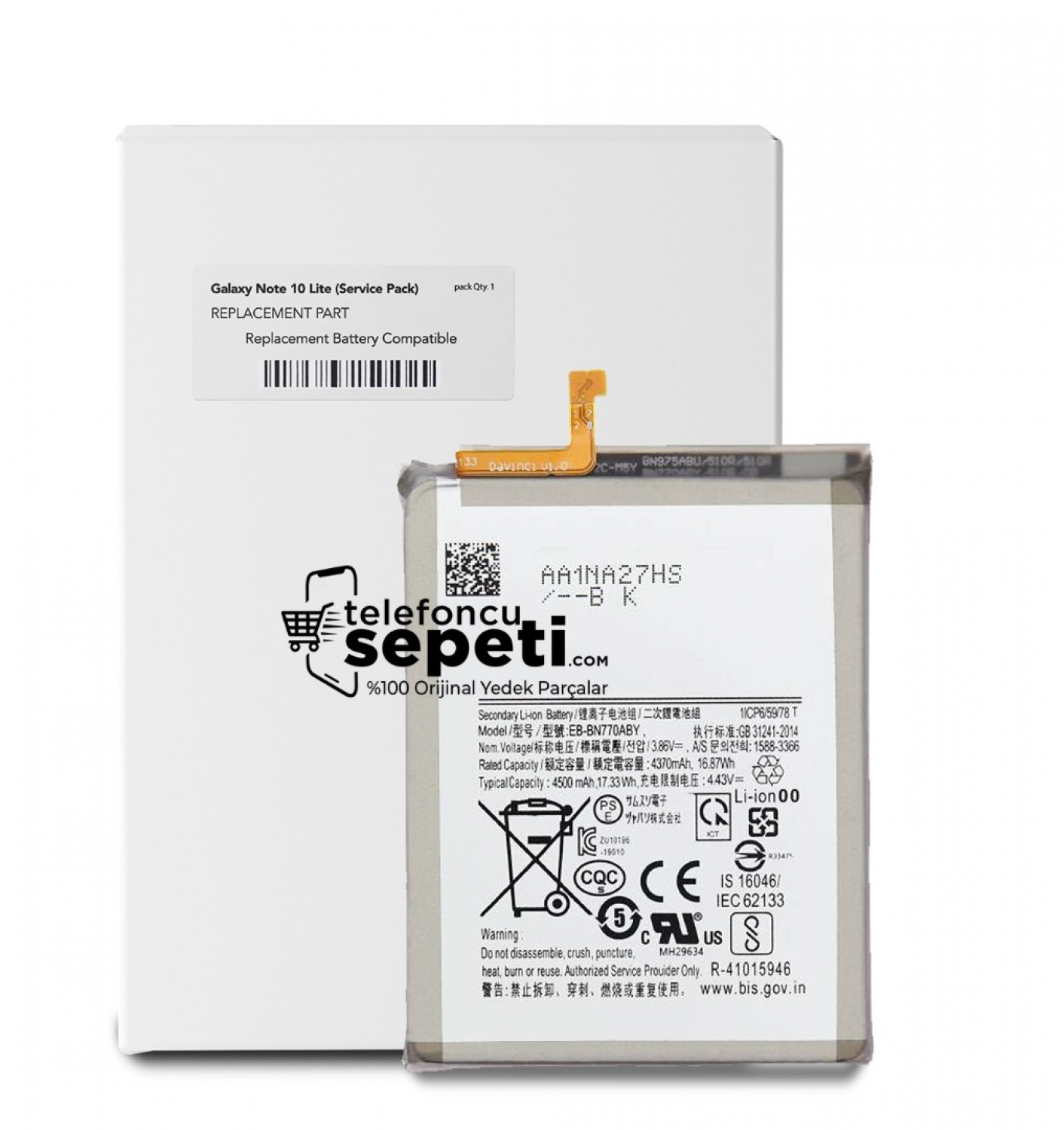 Samsung Galaxy Note 10 Lite N770 Batarya Pil Orijinal Ürün