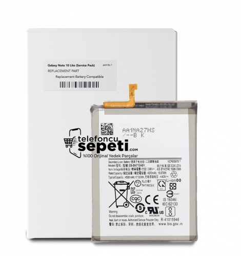 Samsung Galaxy Note 10 Lite N770 Batarya Pil Orijinal Ürün