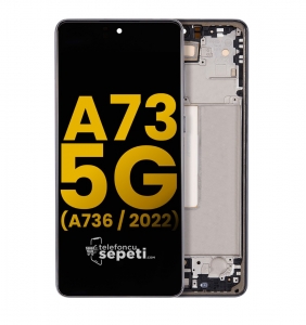 Samsung Galaxy A73 A736 Ekran Dokunmatik Çıtalı %100 Orijinal