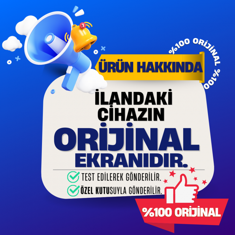 Samsung Galaxy A02 A022 Ekran Dokunmatik Siyah Çıtalı %100 Orijinal